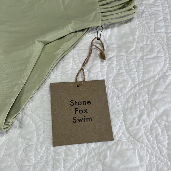 NWT Stone Fox Swim Aloe Wash Simone Bikini Bottoms - Picture 3 of 5